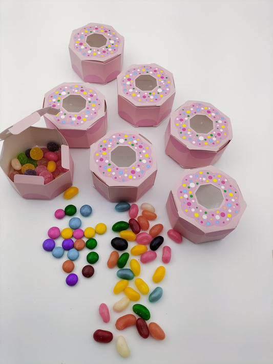 Doughnut sweet favour boxes