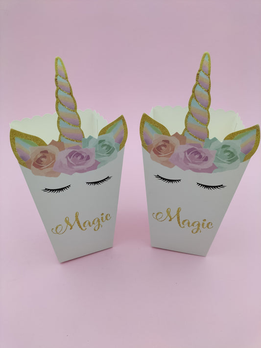 Magic Unicorn popcorn box